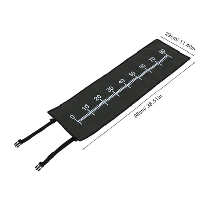 Toyvian Fishing Measuring Mat Fish Measure Board Portable Fishing Unhooking Pad Lightweight Ruler for Fish Measurement Easy to Use