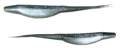 Phat Pak Baits - Drunkin Shad Zoom Super Fluke Style Soft Jerkbait 5" 20ct Soft Plastic Bass Fishing Lure - color: Hologram Green Shiner