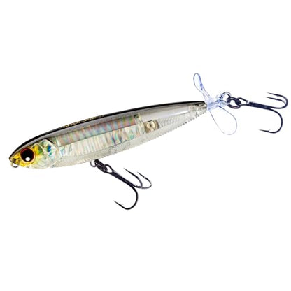 Yo-Zuri 3DB Prop Floating Lure, Prism Shad, 3 1/2-Inch - color: Prism Silver Black, size: 3-1/2"