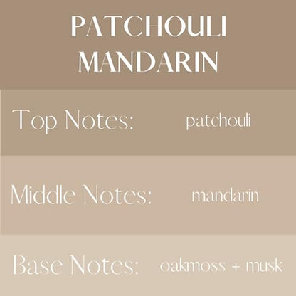 River Birch Patchouli Mandarin Scented Linen and Room Spray | Home Fragrance | 4 oz Glass Amber Bottle | Luxury Signature Scent | Handmade in Texas - color: Patchouli Mandarin