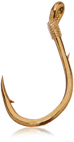Gamakatsu Single Egg Snell Hook - color: Gold, size: 12