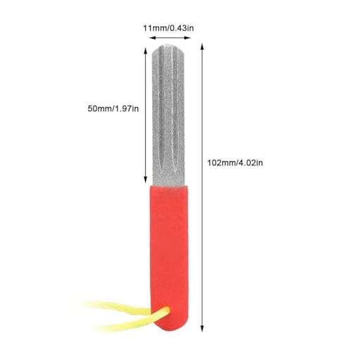 2Pcs Fishing Hook Sharpener, Restore Hook Sharpness Quickly and Easily, Easy to Carry Fish Hook File