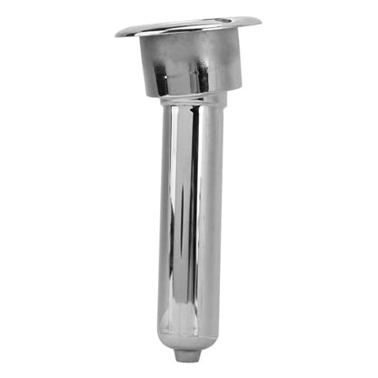 Boat Rod Cup Holder, 2 in 1 Stainless Steel Fishing Rod Holder No Drilling Quick Mount, Universal Heavy Duty Marine Storage Bracket for Yacht Ship Kayak Fishing Accessories