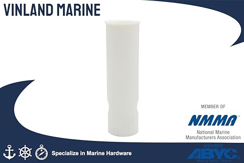 Vinland Marine Flared Fishing Rod Holder Insert Sleeves, Fishing Rod Holder Liner for Aluminum Rod Holder, for T Top Rod Holder, for clamp on Rod Holders for Boat
