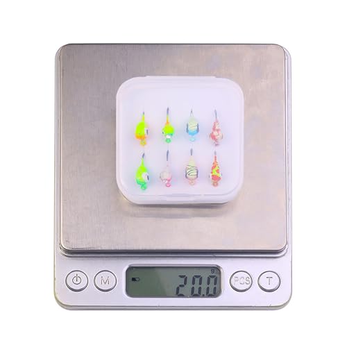 Ice Fishing Jigs Kit Essential Ice Fishing Lures for Beginners to Hook Big Fish and Reel in The Fun! - color: A8Pcs
