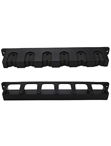 Horizontal Fishing Rod Rack Holders Wall-mounted Fish Pole Holder for Garage & Boat 6-Rod Storage Racks -1 Pair Rod Holder Rod Holder (1 Pair Vertical Black) - color: 1 Pair Vertical Black