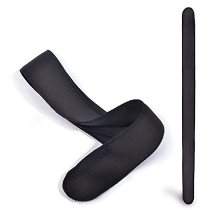 Teensery 1 Pack Black Stretch Cloth Fishing Rod Protective Cover Pole Sleeve Storage Bag Fishing Tools Accessories for 49 inch Pole