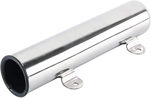 Amarine Made 4-Pack Boat Marine Fishing Stainless Steel Side Mounted Transom Mounted Rod Holders with Weld Brackets