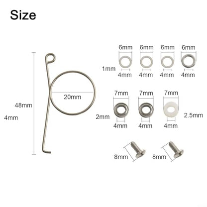 Precision Engineering Fishing Reel Service Kit with Metal Tools and Replacement Bearings