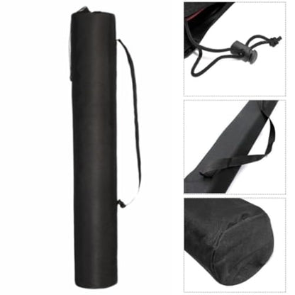 80cm Oxford Pole Storage Bag - Water proof Carrying Case with Shoulder Strap for Canopy Poles, Trekking Poles & Fishing Rods (31.5" Length, Black)‌
