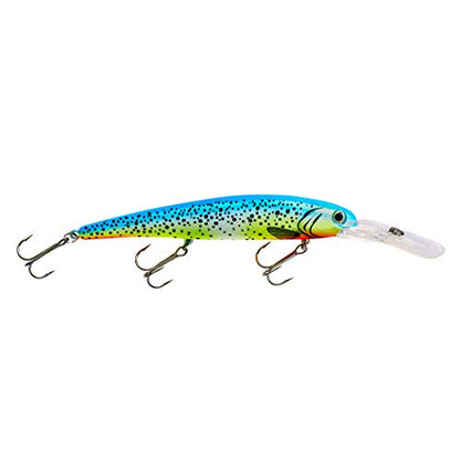 Bandit Lures 4 3/4-Inch Slender Minnow Jerkbait Trolls Up to 27 Feet Deep, Universal Color Patterns, 1 Piece - color: Parakeet, size: 4 3/4", 5/8 oz
