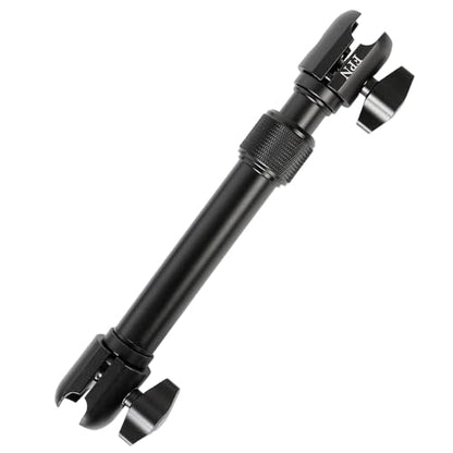 All-Aluminum Extension Double Socket Arm, Adjustable Telescopic Mounting Arm 8.6 to 11.3 Inch, Compatible with RAM B Size Mounts and Other Industry Standard 1" / 25mm Ball Component - size: 8.6 to 11.3"