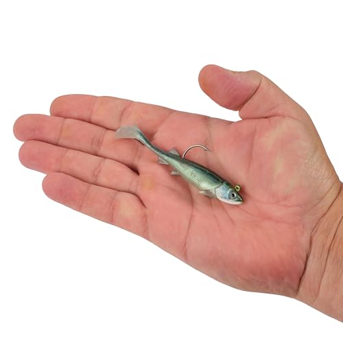 Berkley PowerBait Minnotator Fishing Soft Bait - color: HD Emerald Shiner, size: 3.5 in - 3/8 oz