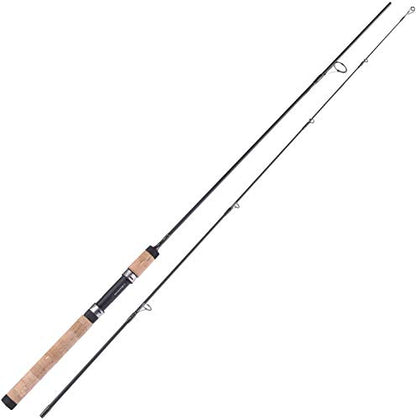Sougayilang Fishing Rods Graphite Lightweight Ultra Light Trout Rods 2 Pieces Cork Handle Crappie Spinning Fishing Rod - color: Spinning6'0''-L-2pcs