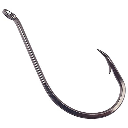 Octopus-Hook-Fishing-Beak-Circle-Hooks-Freshwater-Red-Black-100-50 Pack - color: 2-Black, size: Size:7/0 50-Pack