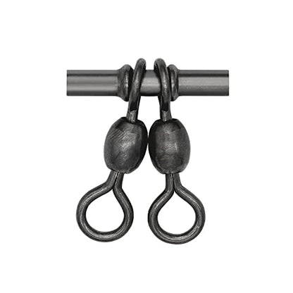 BLUEWING 3-Way Fishing Swivels 73,84,88,309 lbs T-Turn Swivel Sleeve with Rolling Barrel for Rigs for Freshwater and Saltwater - size: L (309lbs) 20pcs