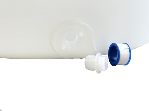 Marine T-2600-LW 26 Gallon Livewell/Baitwell for Live Fishing Bait, and Keeping Caught Fish Alive. Use on Fishing Boat, Pontoon Boat, Piers, and Fishing Docks, and for Shore Fishing.