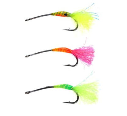 Pack of 8#8 Epoxy Body Egg Fly Artificial Glo Bug Salmon Fish Roe Bait Slowly Sinking Trout Bass Panfish Fishing Lures