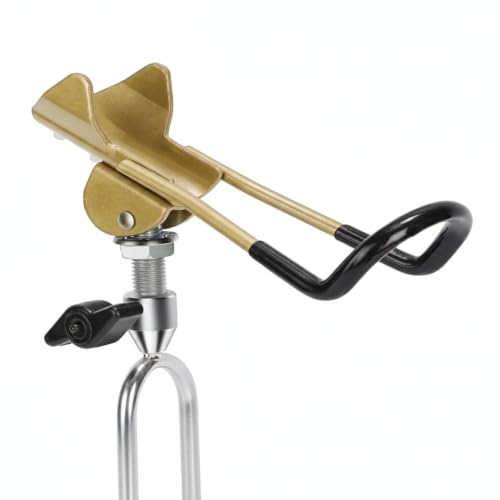 Beach and Bank Fishing Setup: Silver Metal Ground Spike Rod Holder for Sand or Soil (1 Piece)