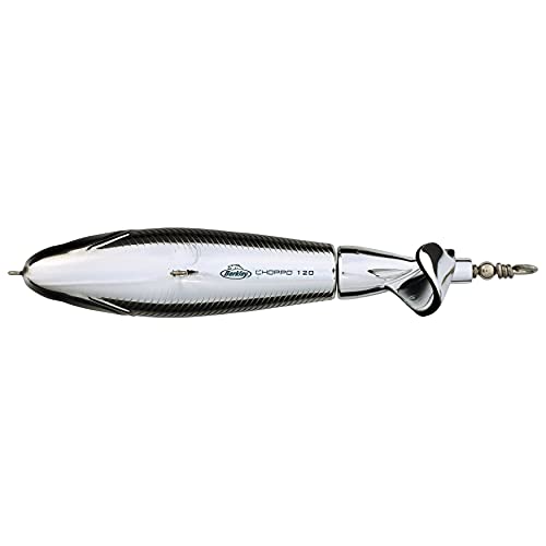 Berkley Choppo Saltwater Fishing Hard Bait - color: Black Chrome, size: 120mm - 1 oz