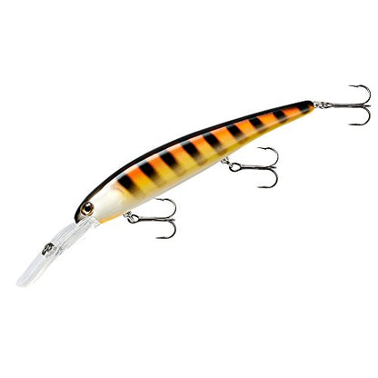 Bandit Lures 4 3/4-Inch Slender Minnow Jerkbait Trolls Up to 27 Feet Deep, Universal Color Patterns, 1 Piece - color: Bumble Bee, size: 4 3/4", 5/8 oz
