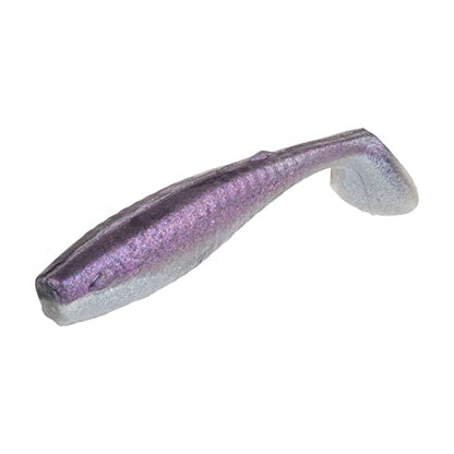 Berkley Gulp! Saltwater Paddleshad Fishing Soft Bait - color: Purple Chrome, size: 4"