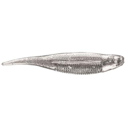Strike King Strike King Spotlight Shim-E Minnow Fishing Lure, Soft Plastic Jerkbait, 6-Pack - color: Carolina Chrome, size: 3"