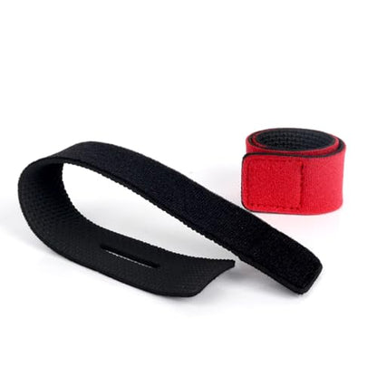 HUIOP 6pcs Fishing Rod Straps Fishing Pole Wrap Band Elastic Fishing Rod Holder Belts - color: Red, size: 6pcs