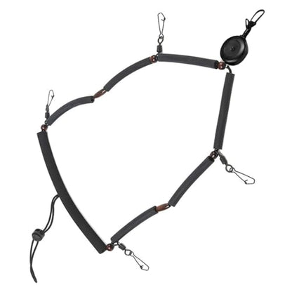 Tool Holder Lanyard Fly Fishing Accessories Multifunction Fly Fishing Lanyard Necklace with Clip and Retractor Tool Holder Neck Strap
