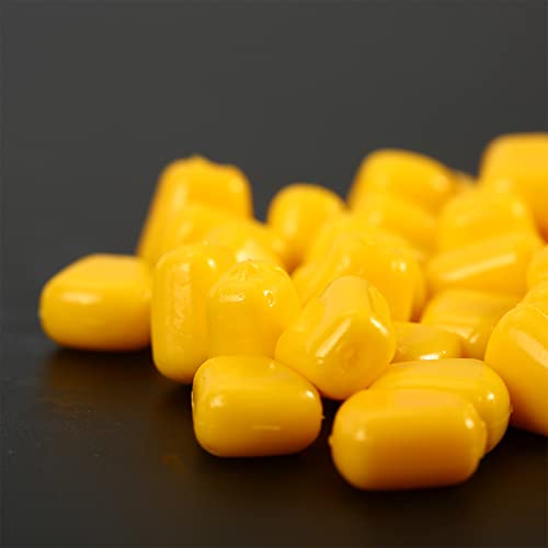 50PCS Artificial Carp Baits up Fake Corn Fake Corn, Carp Fishing Equipment, Fake Corn Fishing Lures, Simulation Soft Baits Floating Baits with Nice Scent for Outdoor Freshwater