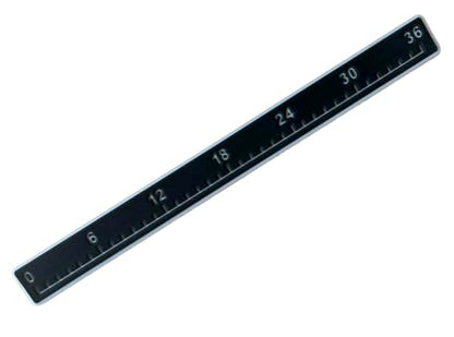 Next Level Inc. | Fish Ruler | SeaDek | 36 inch Fish Measurement Tool | Perfect for Boats and Kayaks | Black/Storm Gray - color: Black/Storm Gray