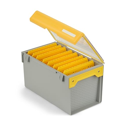 Plano EDGE Deep Hang Box, Stores 48 Crankbaits, with Rust-Preventive Rustricor, Dri-Loc Watertight Seal, WaterWick, DuraView Transparent Lid, Stackable Storage for Fishing Organization - style: Deep Hang