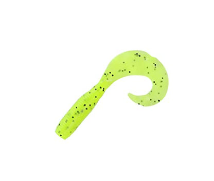 Yamamoto 5" Single Tail Grub Soft Plastic Fishing Angling Swimbait Lures with Tail-Curling Action - 20 Pack - color: BABY BASS (20 PACK), size: 5" SUPER GRUB