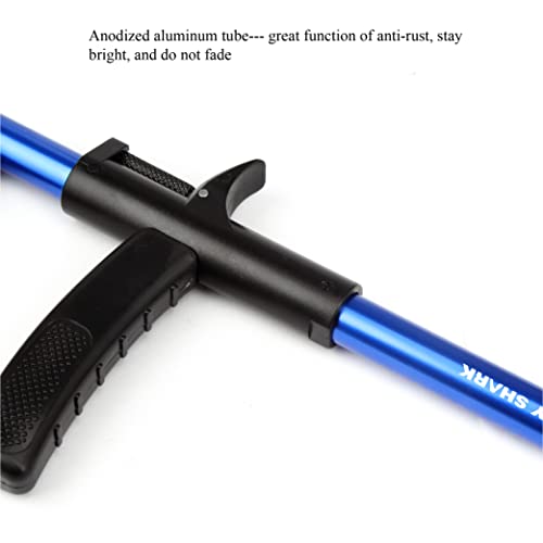 Fishing Hook Remover, Aluminum Fish Hook Remover Tool, Fish Hook Remover Tool Fishing Accessories 9.6in - color: Blue