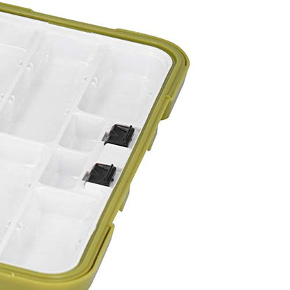 Fishing Lures Box, Waterproof Sealed Storage with Stainless Steel Hinge and Rubber Seal, Fishing Tackle Organizer, for Anglers Boating Lakes Rivers Saltwater Freshwater Trips