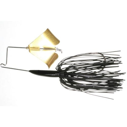 Buzzbait - color: Black/ Gold Blade, size: 1/4 oz