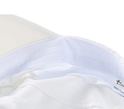 Connectyle Kids Sun Hat with Removable Neck Flap UPF 50+ Sun Protection Baseball Cap Summer Beach Sun Hats 3-6 Years - color: White
