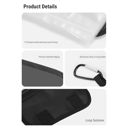 Alomejor Soft Lure Storage Bag, PVC Fishing Tackle Organizer with Removable Pockets and Puncture Proof Compartment for Outdoor Fishing