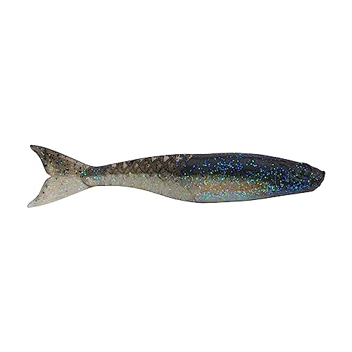 Berkley PowerBait PowerStinger Fishing Soft Bait - color: Electric Shad, size: 3 1/2"