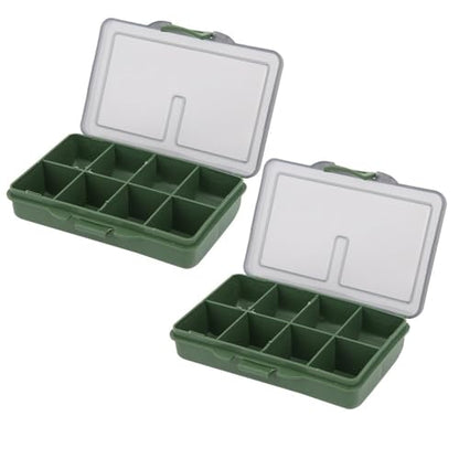 Fishing Tackle Box, Clear Water proof Storage Organizer for Hooks, Lures, Baits, Terminal Tackle and Small Fishing Accessories Use(8 Compartments) - size: 8 Compartments