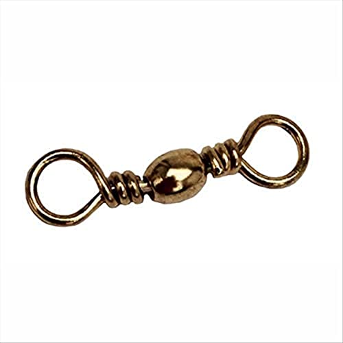 Eagle Claw Eagle Claw 012 Barrel Swivel - color: Brass, size: Size 12