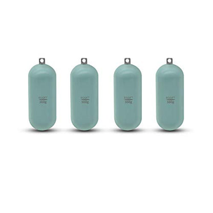 Lead Free Fishing Weights Sinkers 80g-1000g Coated Raindrop Weights Bank Sinkers Cylindrical Deep Drop Weights Assorted Sizes Bag Non-Lead Fishing Weights Saltwater for Bottom Fishing - style: 300g(10.58oz)-4pcs