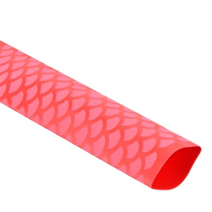 DMiotech Heat Shrink Sleeve Wrap Tubing x Tube Tubing for Fishing Rod Grips and Other Grips, Non Slip - Insulation - Waterproof 40'' Lengths, Dia 30mm Red Scales - color: Red Scales, size: Dia 30mm