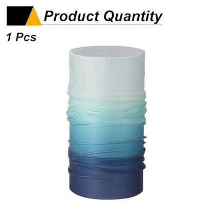 HARFINGTON Summer Cooling Neck Gaiter Sun Protection Face Mask Fishing Necks Gaiter Unisex for Cycling Outdoor Sports - color: Gradient Teal