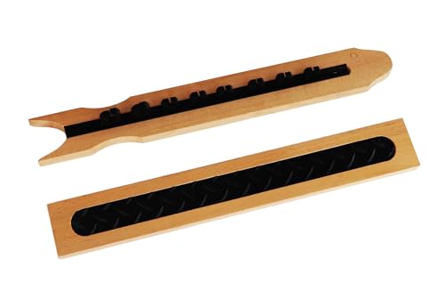 Old Cedar Outfitters Modular Wall Rack for Fishing Rod Storage, Holds up to 8 Fishing Rods - color: Hardwood