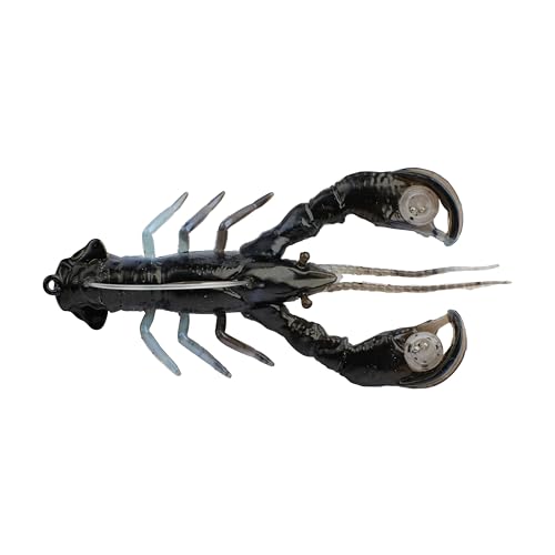 Berkley PowerBait Clatter Craw Fishing Soft Bait - color: Black/Blue