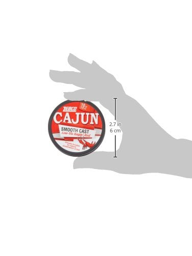 Zebco Cajun Line Smooth Cast Fishing Line, Low Vis Ragin' Red - color: Pony Spool, style: 110-yard/10-pound