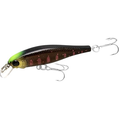 LUCKY CRAFT Pointer 48S, Sinking, Freshwater Lake Bass Fishing Lure, Jerkbait, Silent, Fishing Gear, Fishing Accessories, Fishing Tackle, Rainbow Trout, Brown, Brook, Tiger Perch - color: 873 Winter Stream Perch