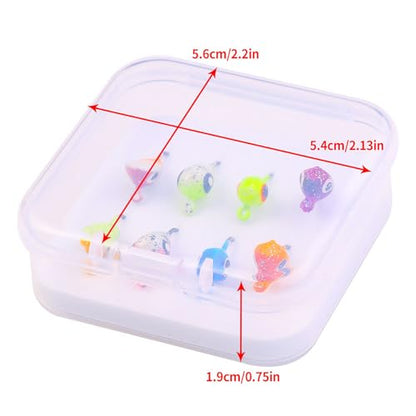 Ice Fishing Jigs Kit Essential Ice Fishing Lures for Beginners to Hook Big Fish and Reel in The Fun! - color: A8Pcs
