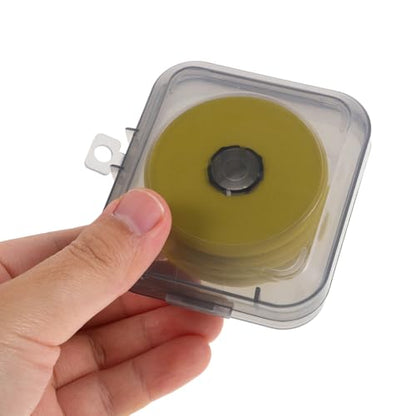 Happyyami Fishing Line Storage Box with Spools Fishing Leader Storage Organizer with Foam Core for Anglers and Tackle Management